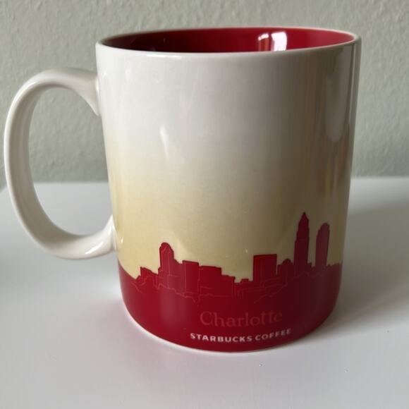 Starbucks Charlotte North Carolina USA Global Icon Series Mug Cup 16oz - Picture 3 of 4